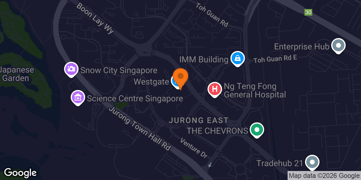 Map showing Fitness First - Westgate