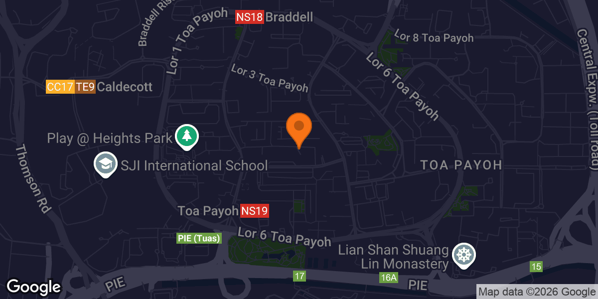 Map showing Fitness Station (79D Toa Payoh Central)