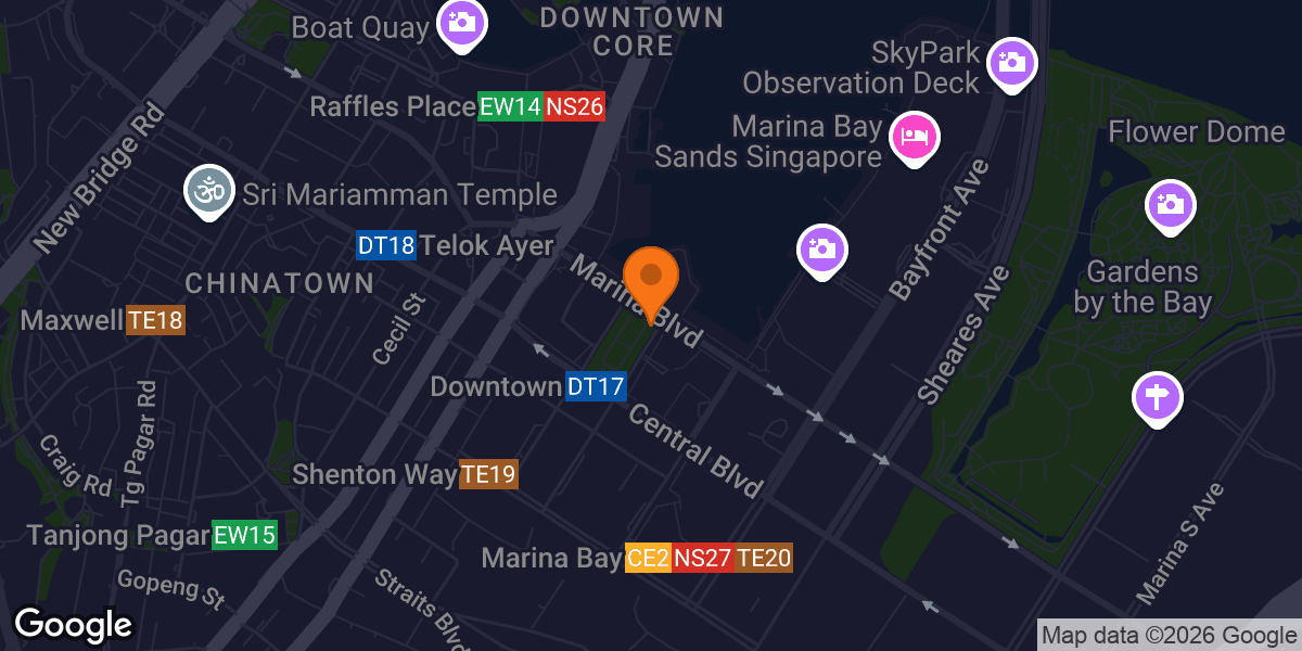 Map showing FS8 Marina Bay