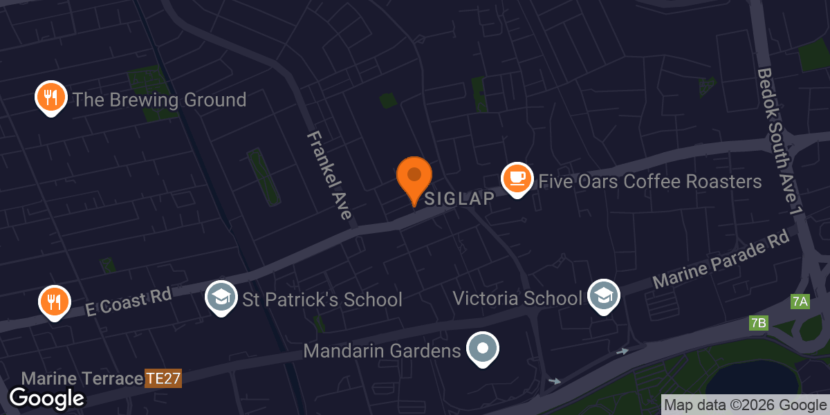 Map showing FS8 Siglap