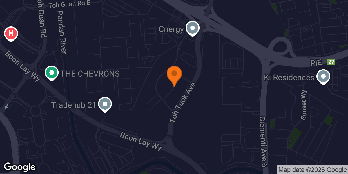 Map showing Gforce Fitness Gym