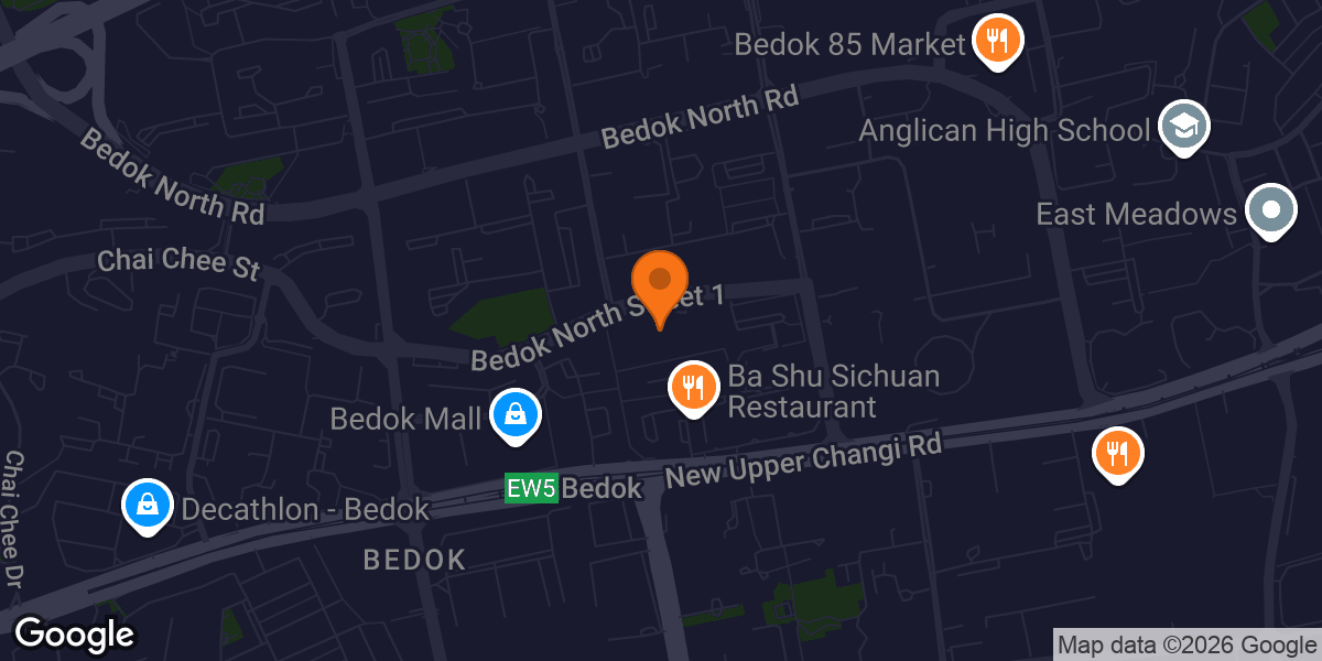 Map showing Heartbeat @ Bedok