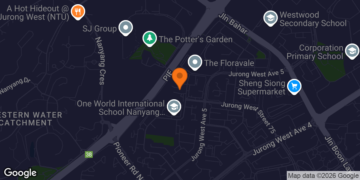 Map showing Homeground Gym