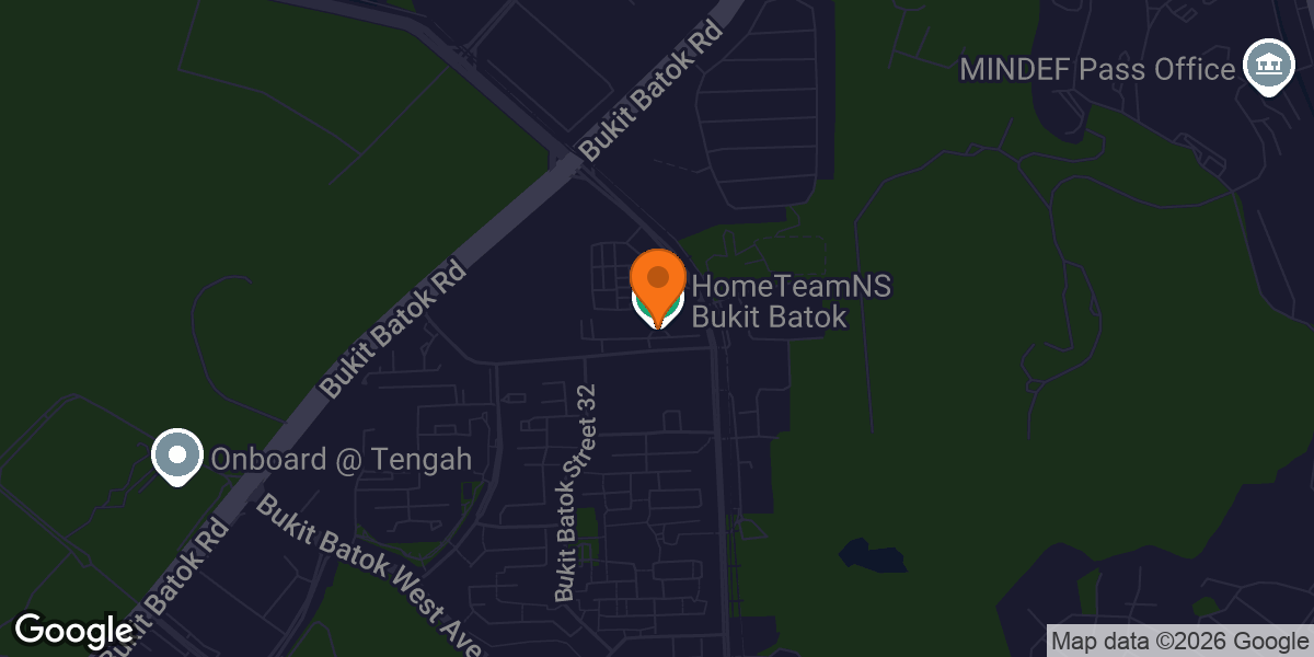 Map showing HomeTeamNS Bukit Batok