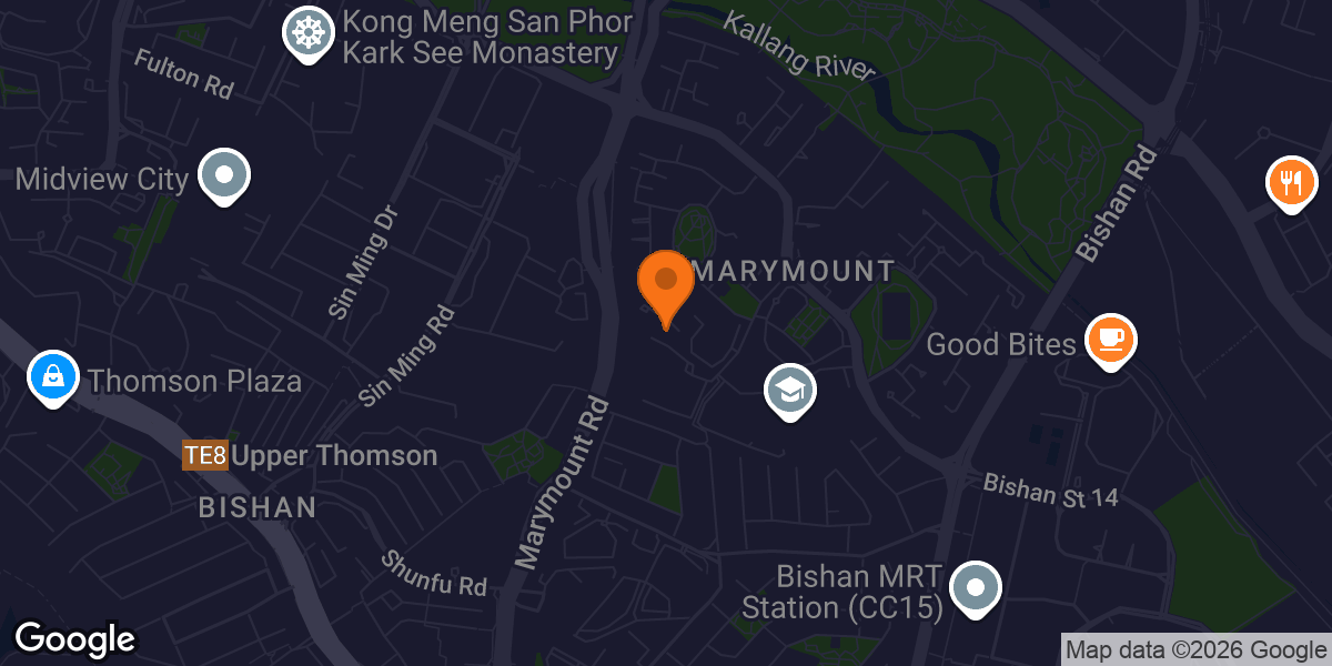 Map showing IGYM@BISHAN