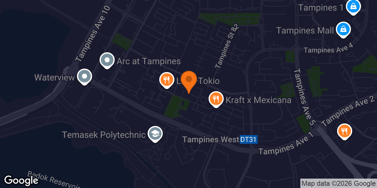 Map showing Just Jym Tampines West