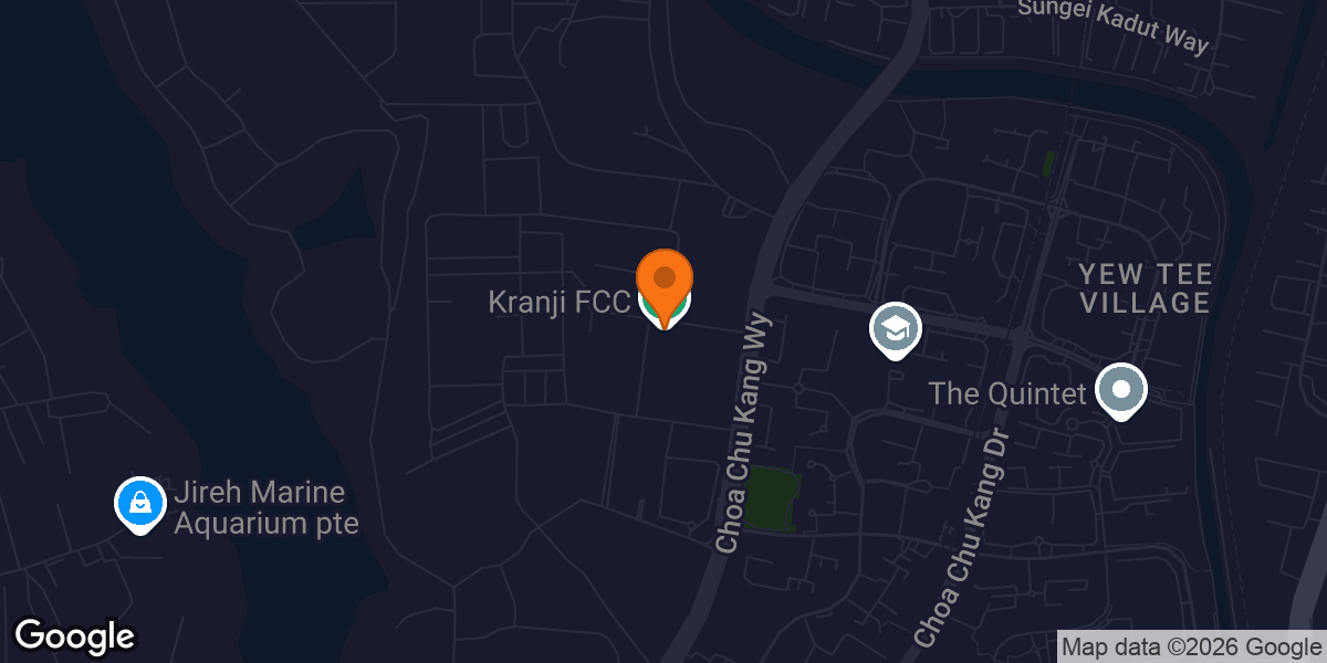 Map showing Kranji FCC