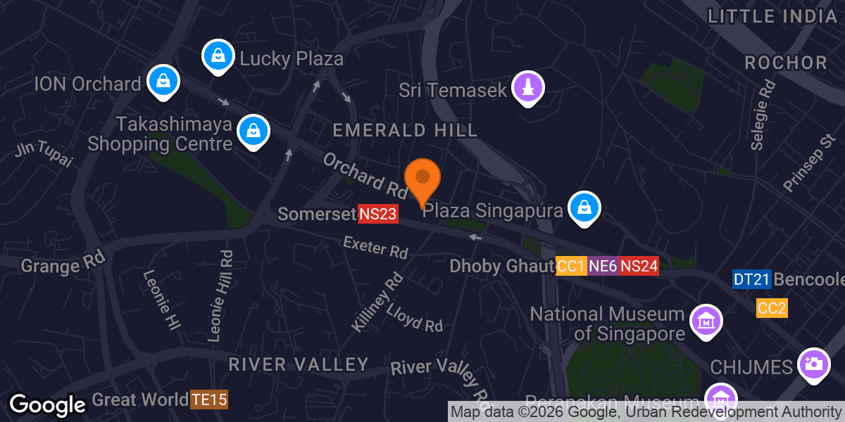 Map showing MAX OUT Fitness Orchard