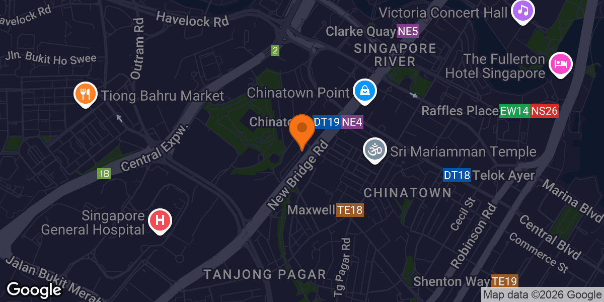 Map showing Mobilus Chinatown