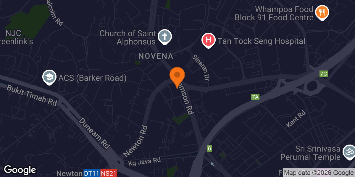 Map showing Onto Fitness