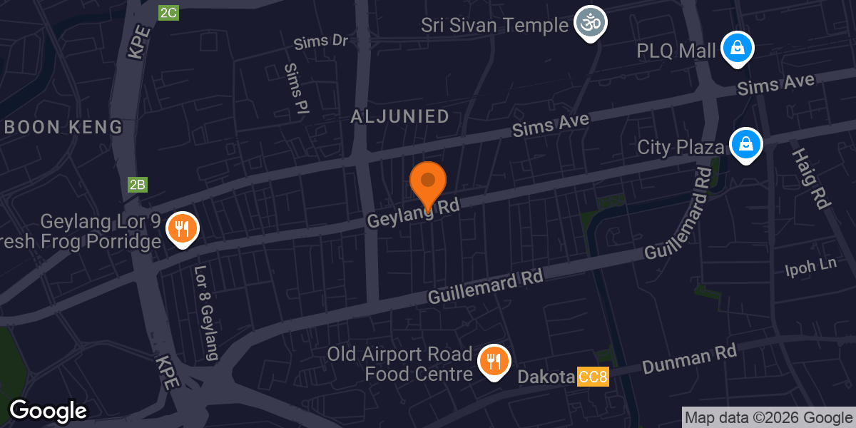 Map showing Primal Fitness