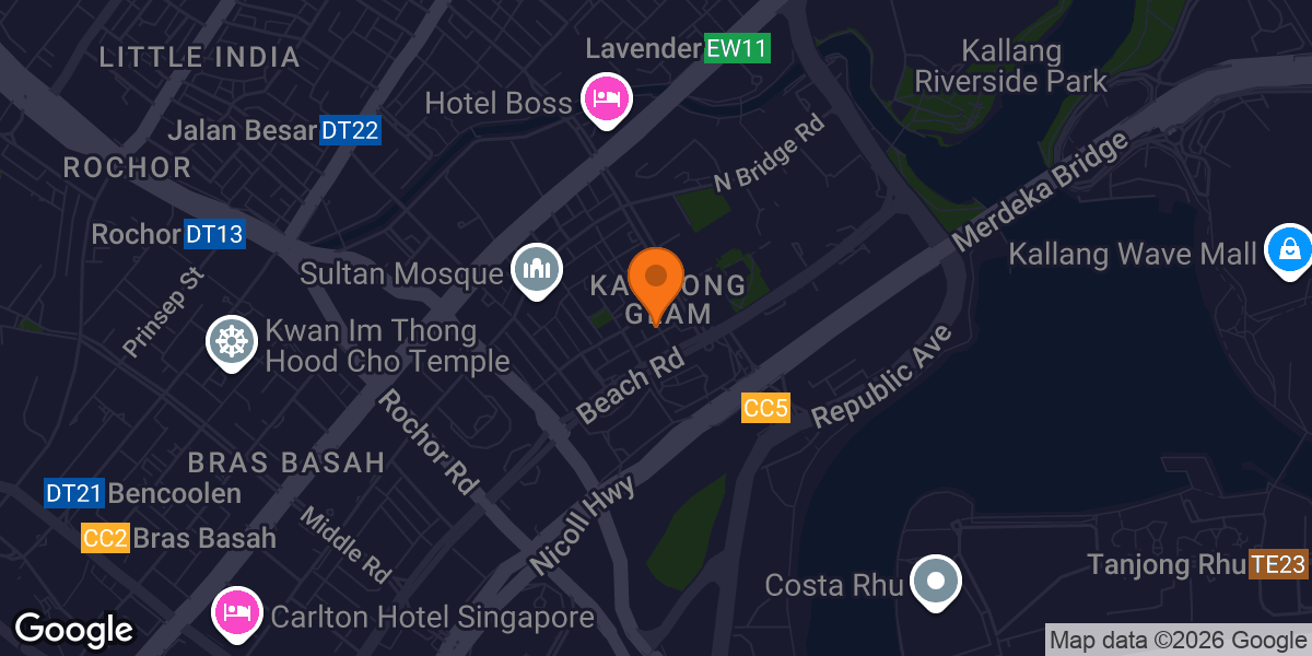 Map showing Pulse Lab