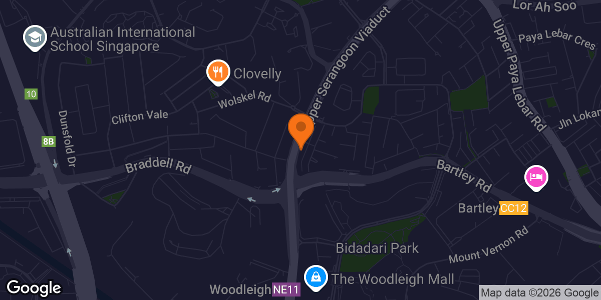 Map showing Red Dot Fitness