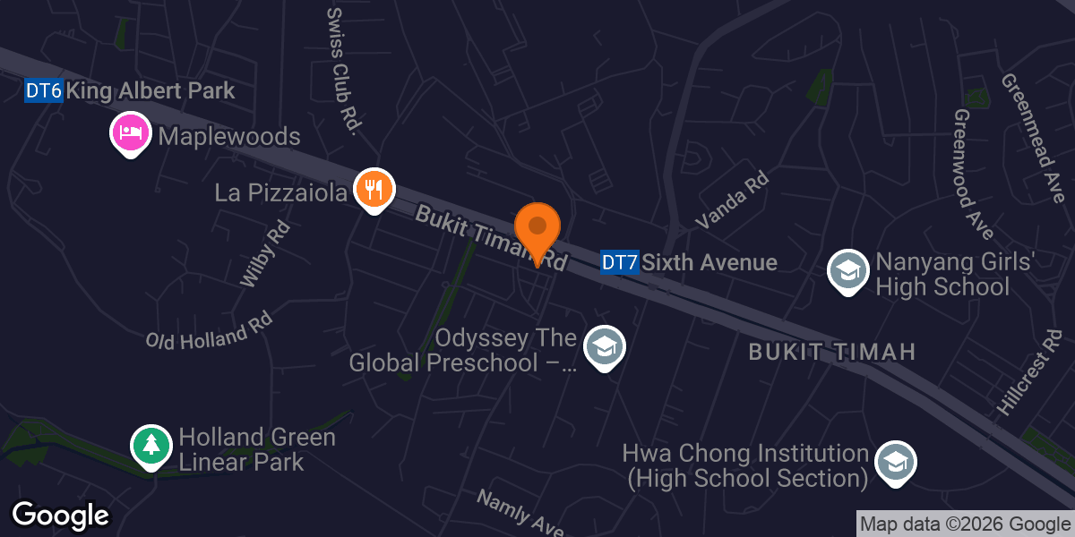 Map showing ReFormd Personal Training Sixth Avenue