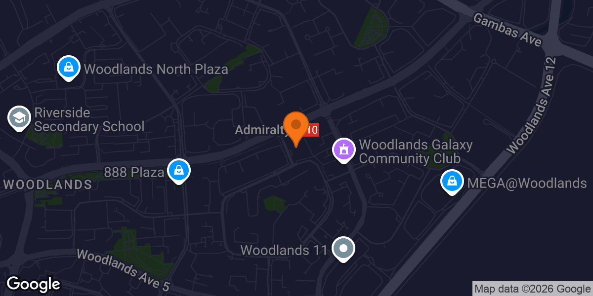 Map showing Senior Gym | Fitness Classes @ NTUC Health Active Ageing Centre (Care) (Kampung Admiralty)