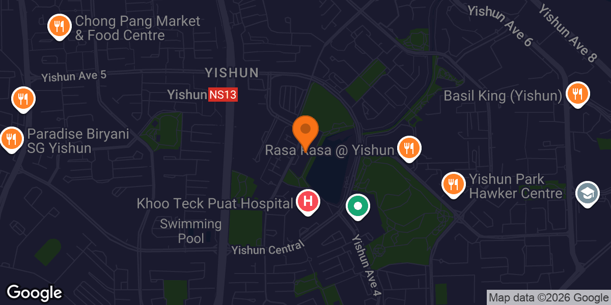 Map showing The Fitness Protocol