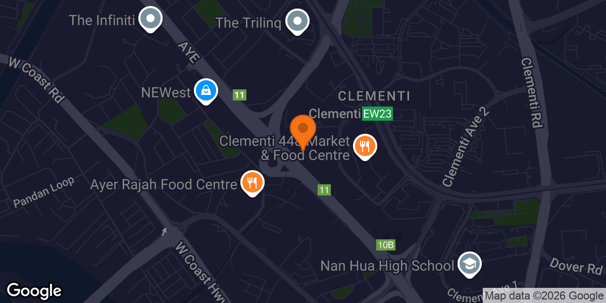 Map showing The Gym Pod