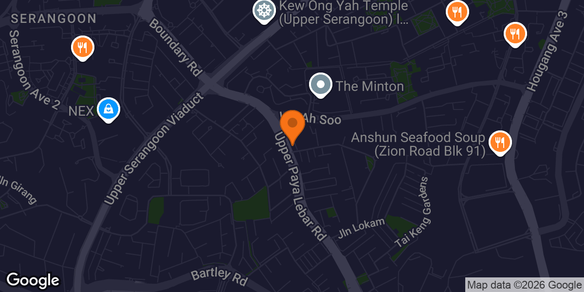 Map showing The Gym Pod @ Prestige Point