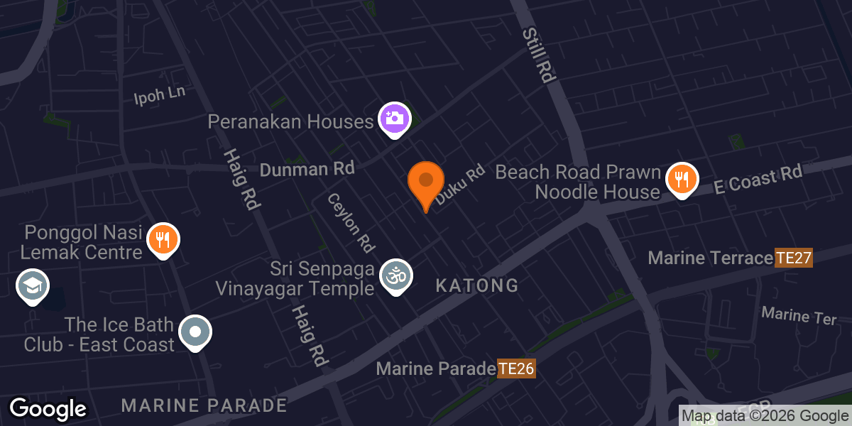 Map showing The Strength Yard