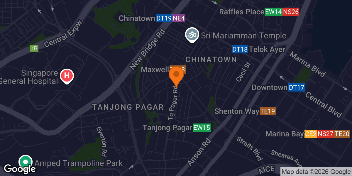 Map showing Trapeze Rec. Club