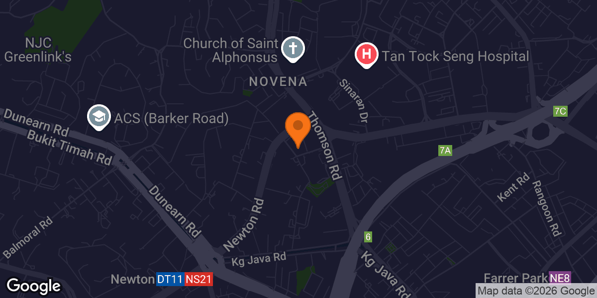 Map showing UBX Novena